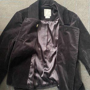Black felt/velvet jacket